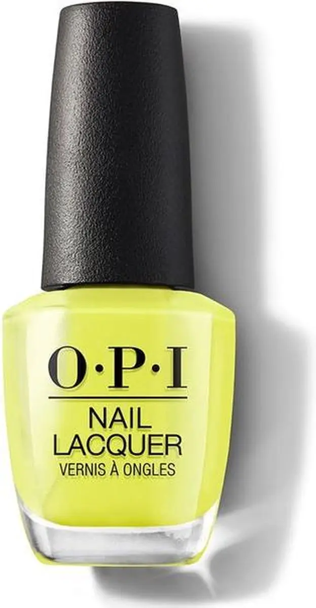 O.P.I. Neon Nagellak PUMP Up The Volume - Geel 15ml