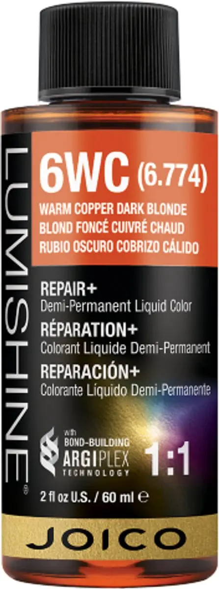 Joico LumiShine Demi Liquid 6WC Permanent Haarkleur