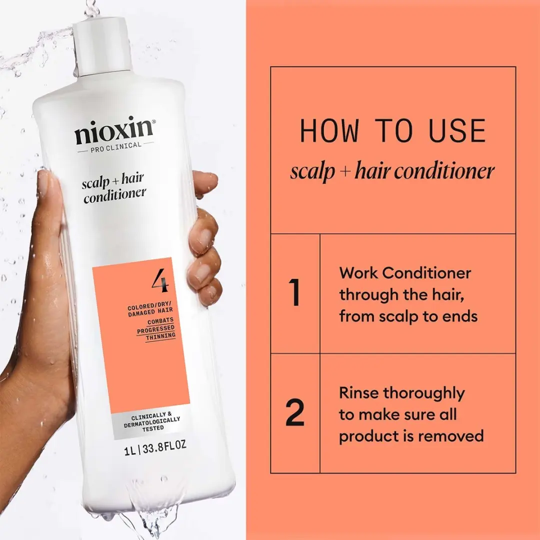 Nioxin System 4 Conditioner 1000ml - afbeelding 6 van 6