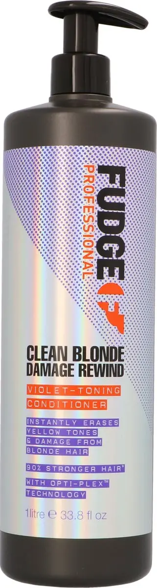 Fudge Clean Blonde Damage Rewind Violet-Toning Conditioner 1000ml