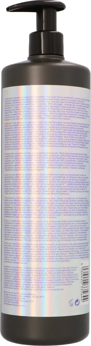 Fudge Clean Blonde Damage Rewind Violet-Toning Conditioner 1000ml