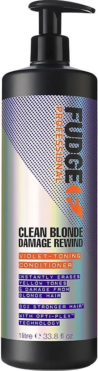 Fudge Clean Blonde Damage Rewind Violet-Toning Conditioner 1000ml