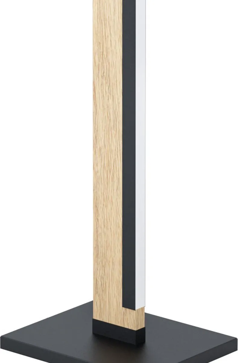Eglo Camacho Vloerlamp LED 126cm - Zwart/Bruin