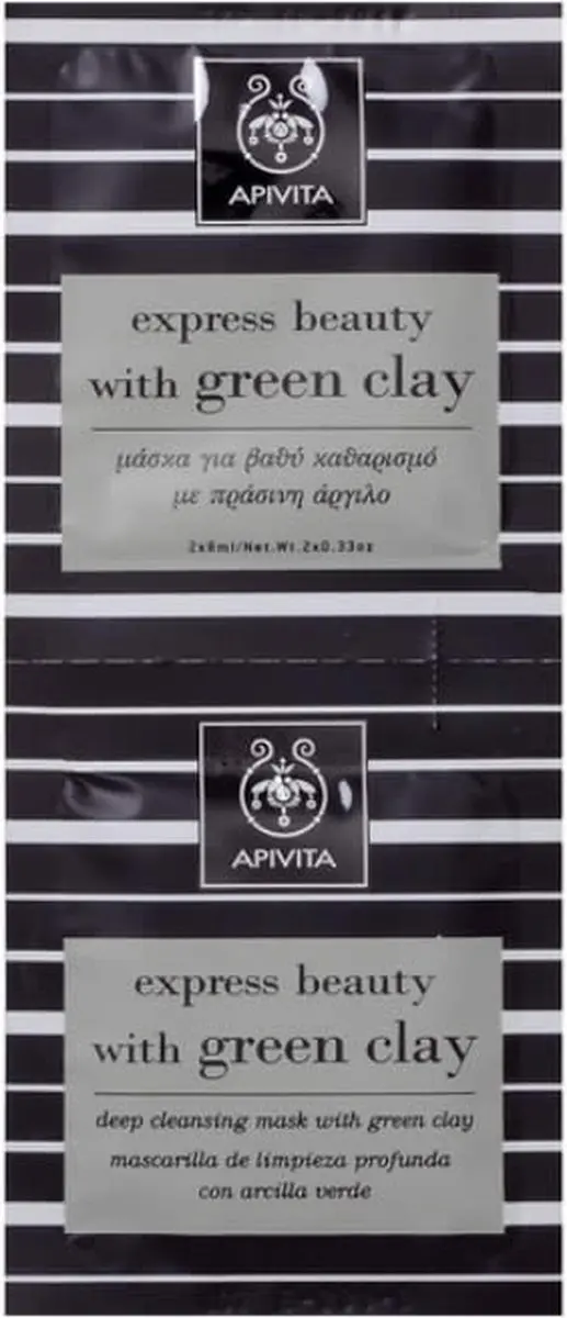 Apivita Green Clay Face Mask 16ml