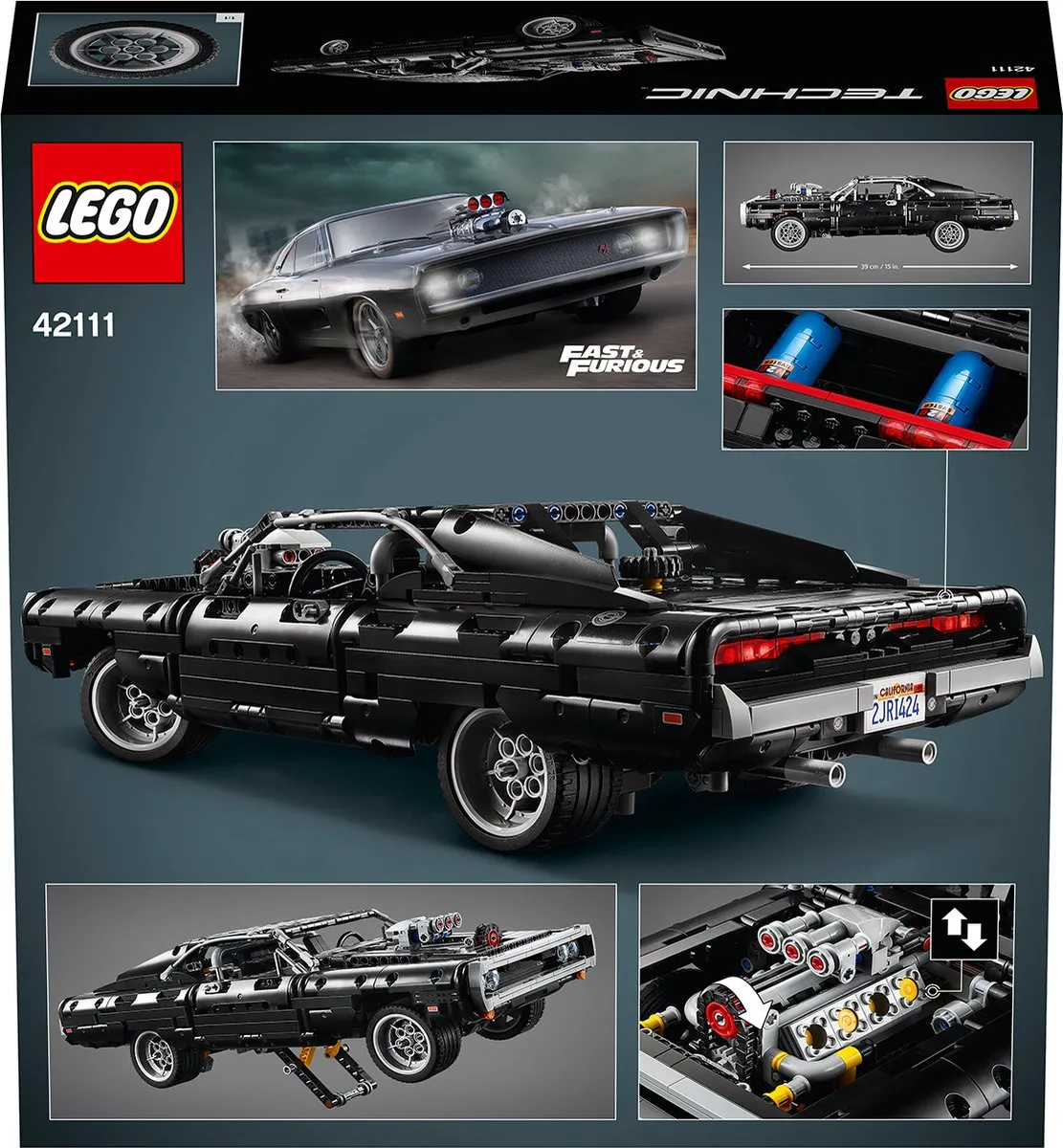LEGO Technic Dom's Dodge Charger 42111 - 154 Stukken