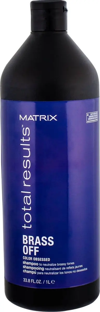 Matrix Total Results Color Obsessed Brass Off Shampoo 1000ml - afbeelding 6 van 6