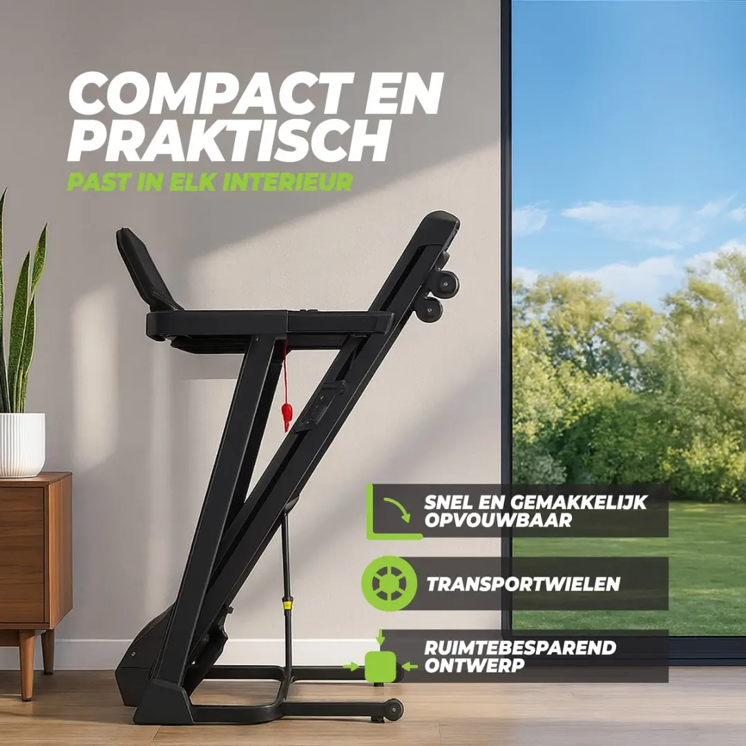 VirtuFit TR90i Loopband - 16 km/u - 36 Programma's - 15% Helling - Zwart