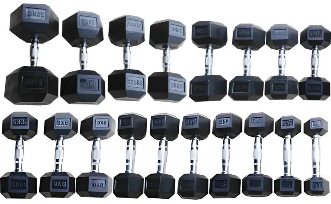 Toorx Fitness MEG Hexagon Dumbbell 4 kg - Zwart