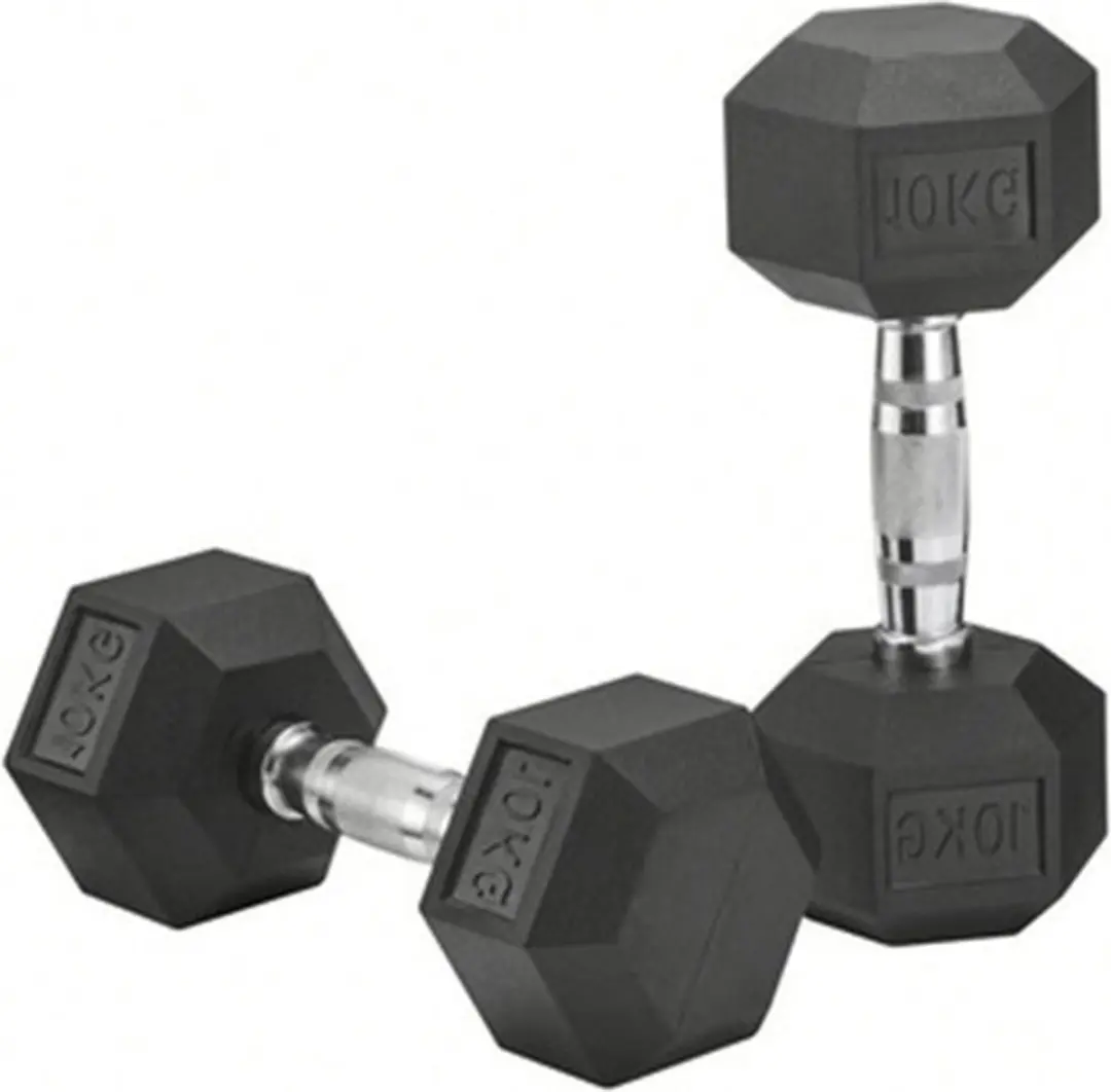 Toorx Fitness MEG Hexagon Dumbbell 4 kg - Zwart