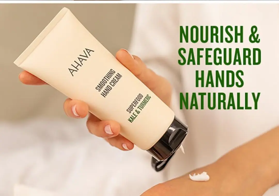 AHAVA Verzachtende Handcrème 100ml - Anti-aging met Boerenkool & Kurkuma