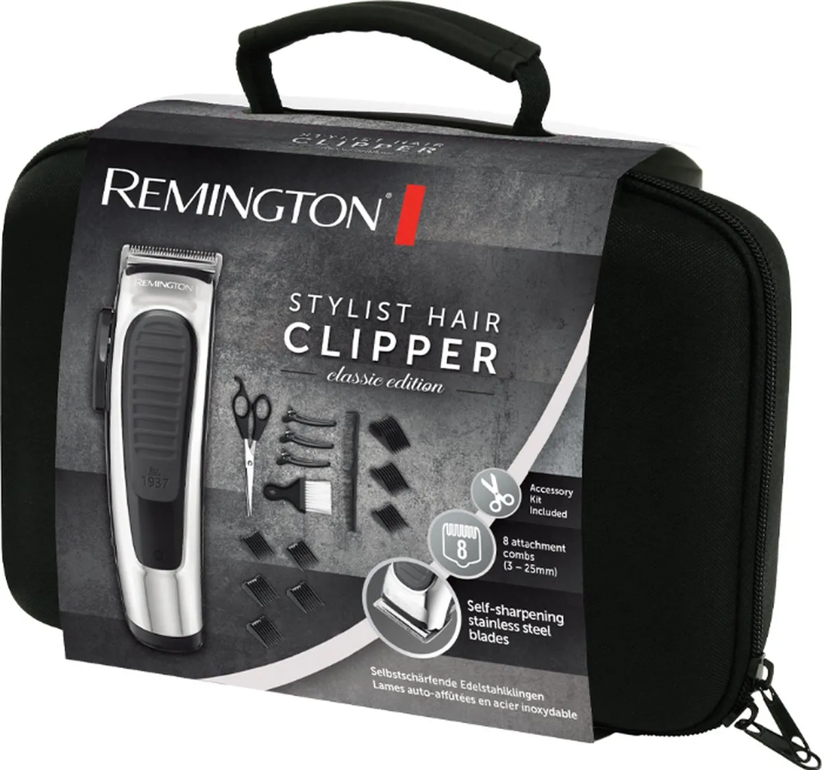Remington HC450 Stylist Tondeuse Set - Zwart/Zilver