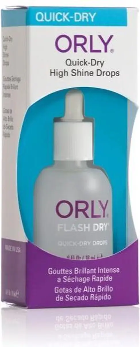 Orly Flash Dry Drops Nagelverzorging 18ml - Blank