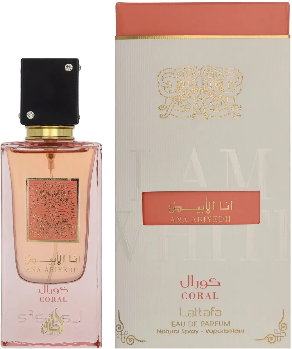 Lattafa Ana Abiyedh Coral Eau de Parfum 60ml
