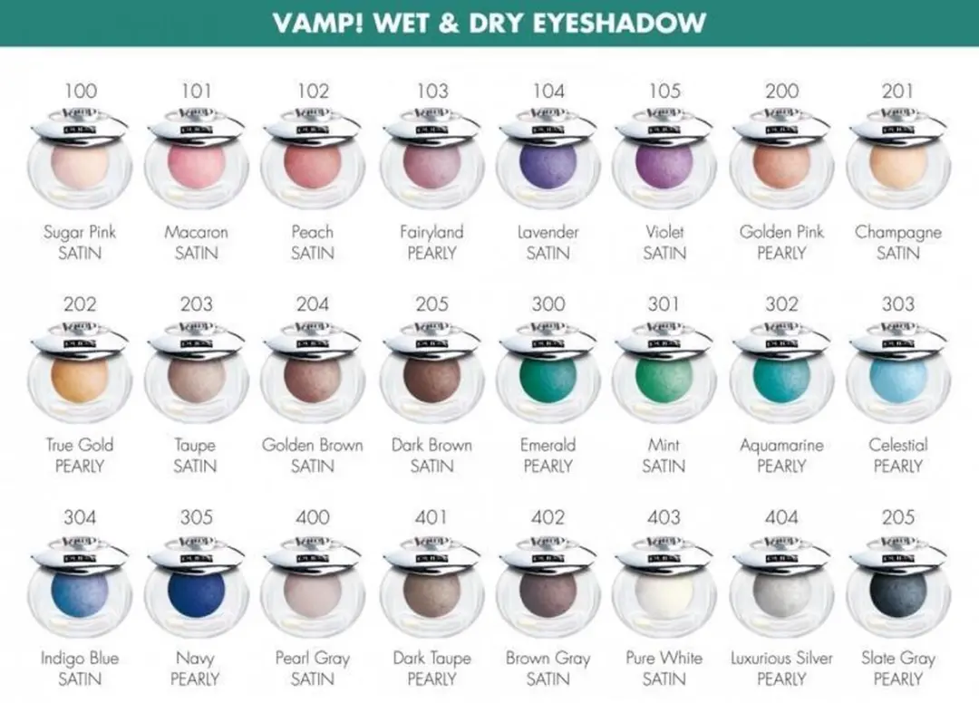 Pupa Vamp! Wet & Dry Eyeshadow 101 Macaron - Roze