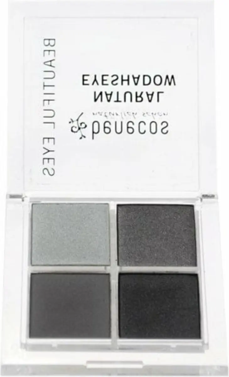 Benecos Vegan Oogschaduw Quattro Smokey Eyes - 4 Kleuren 8g