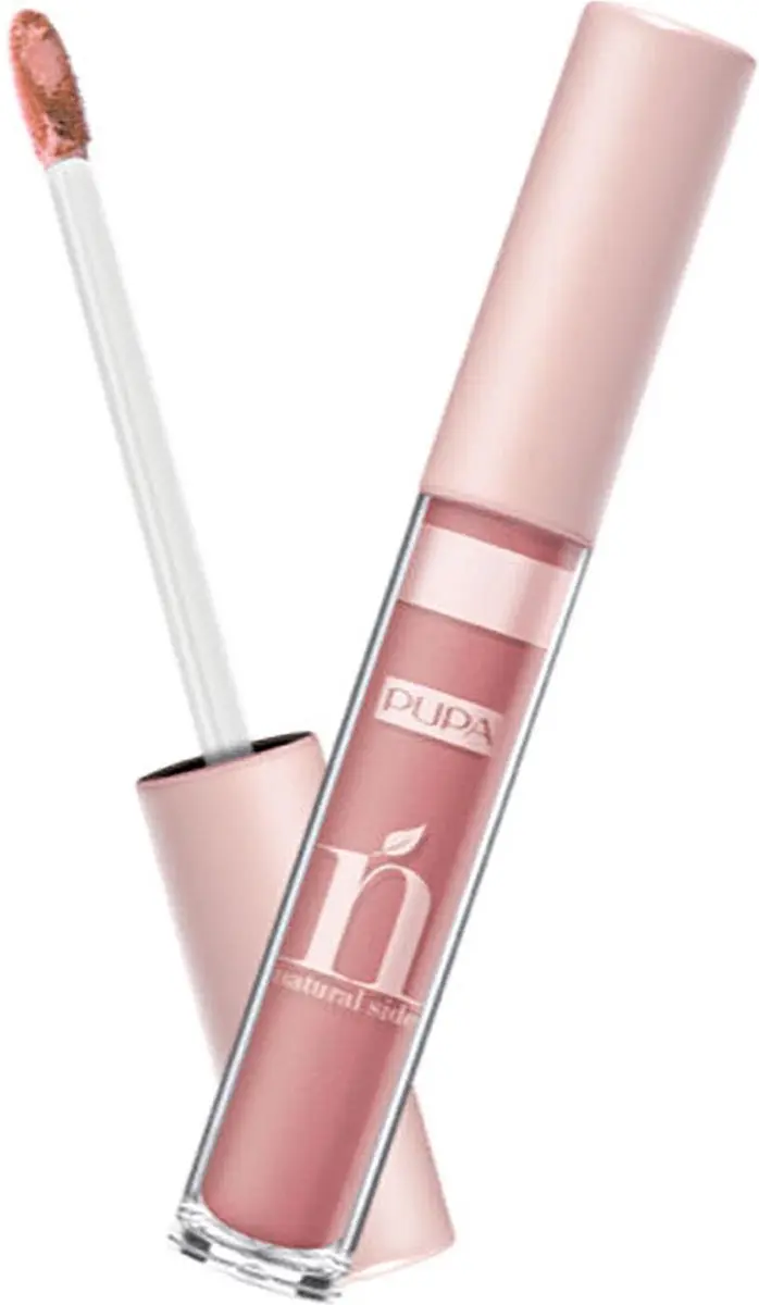 Pupa Milano Natural Side Lip Gloss 005 Bright Rose - 5ml