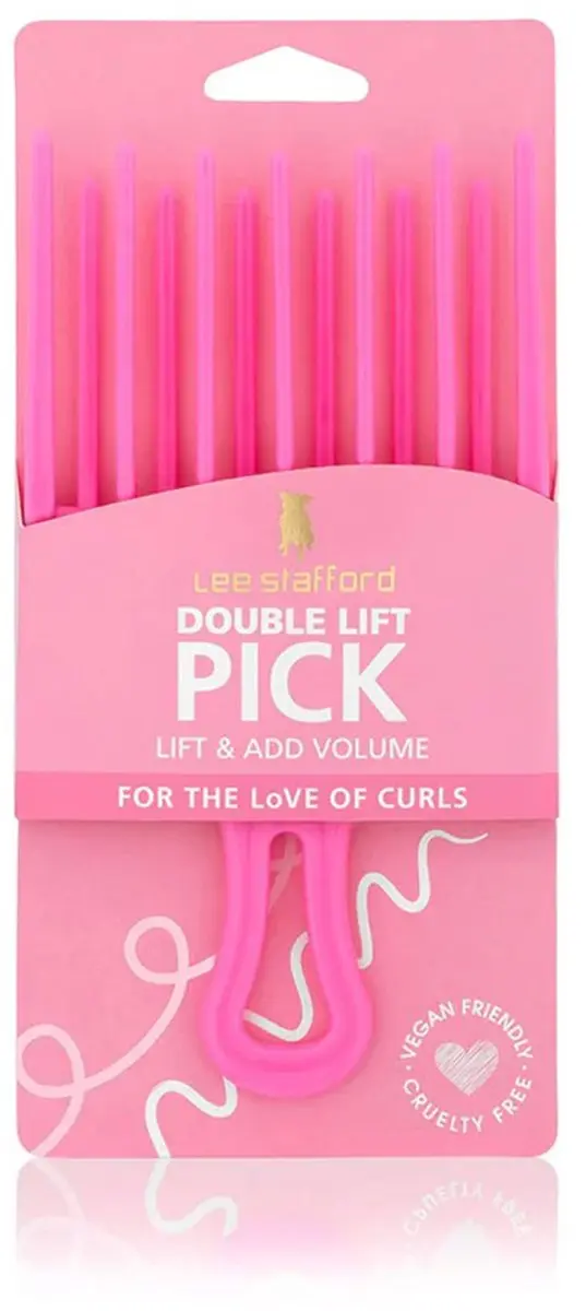 Lee Stafford For The Love Of Curls Double Lift Pick Borstel - Roze