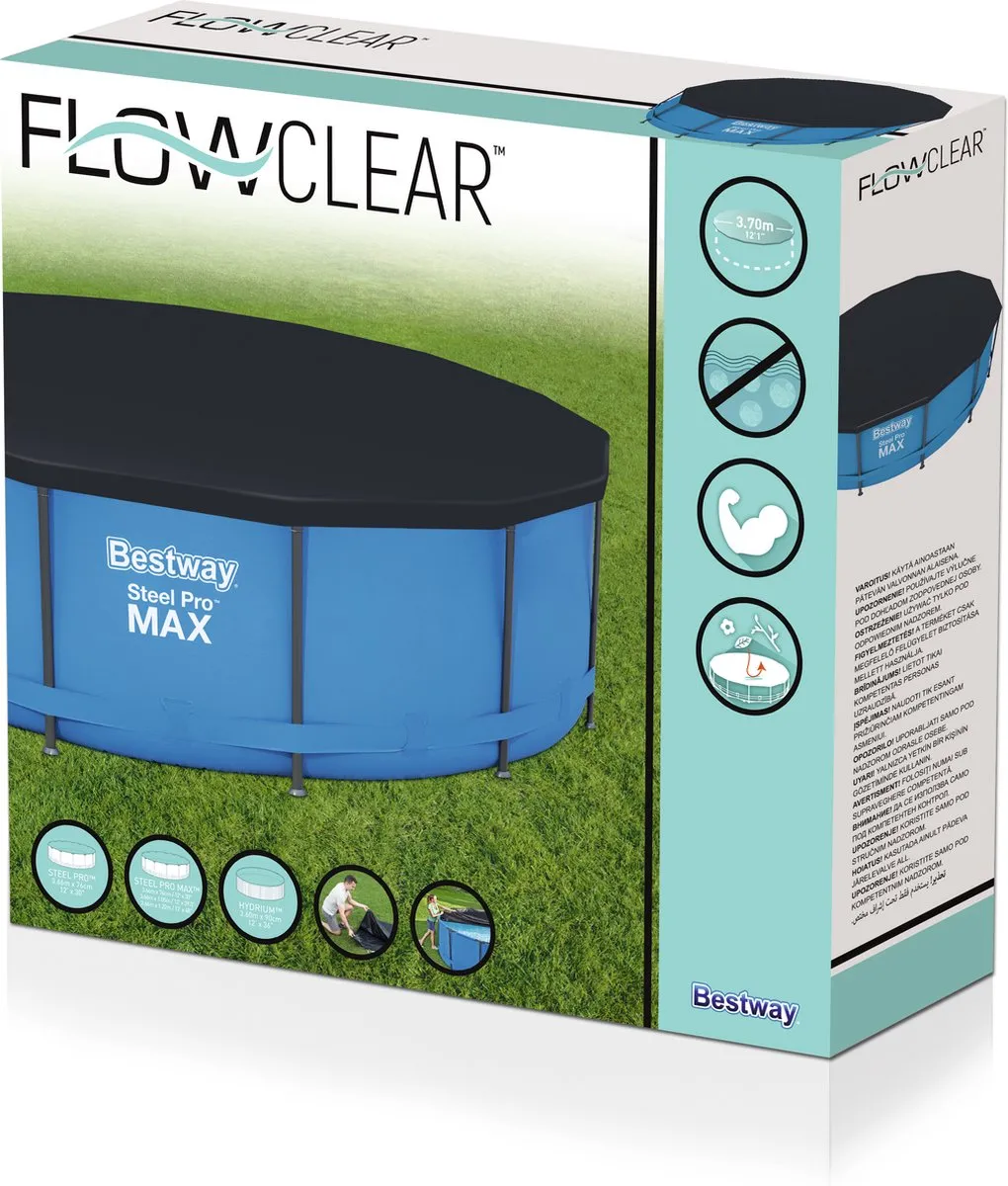 Bestway Steel Pro Zwembadafdekzeil 366cm - Blauw