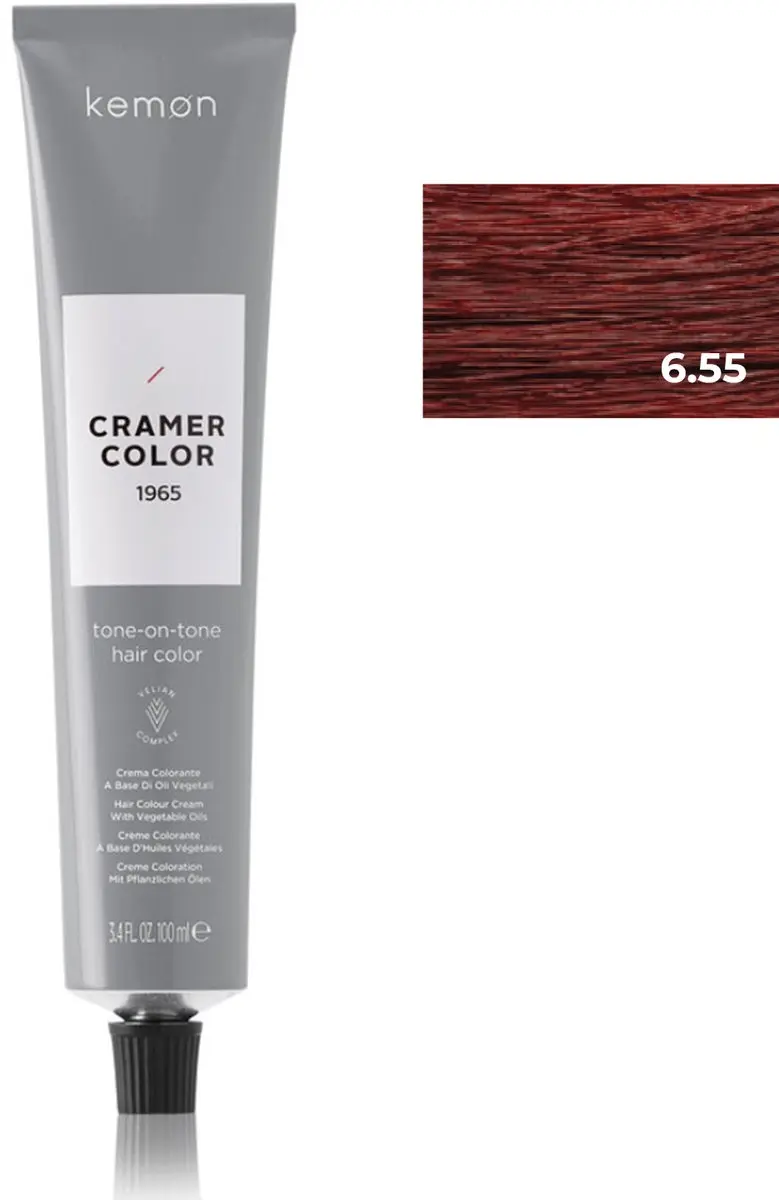 Kemon Cramer Tot 6.55 Dark Deep Red Blonde 100ml Permanent