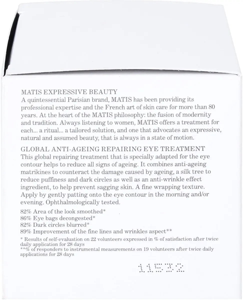 Matis Reponse Regard Global-Eyes Oogcrème 15ml - afbeelding 6 van 6