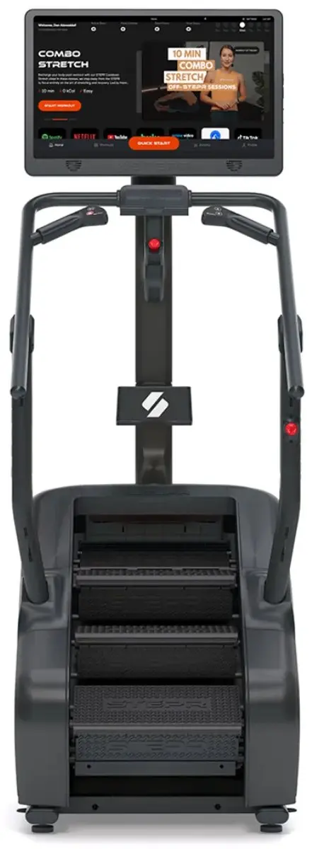 STEPR Classic+ Stair Climber 27" HD - 25 Programma's - Zwart