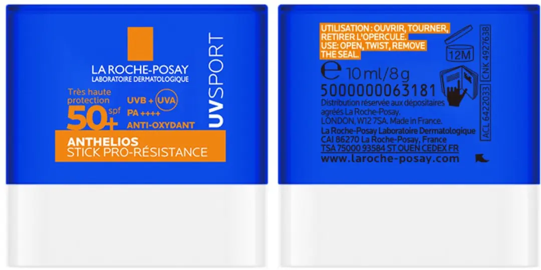 La Roche-Posay Anthelios UVSPORT Zonnebrand Stick SPF50+ 10ml