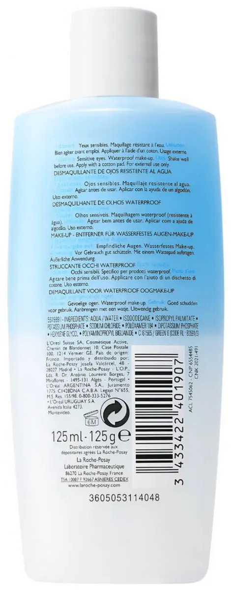 La Roche-Posay Respectissime Oogmake-up Reiniger 125ml