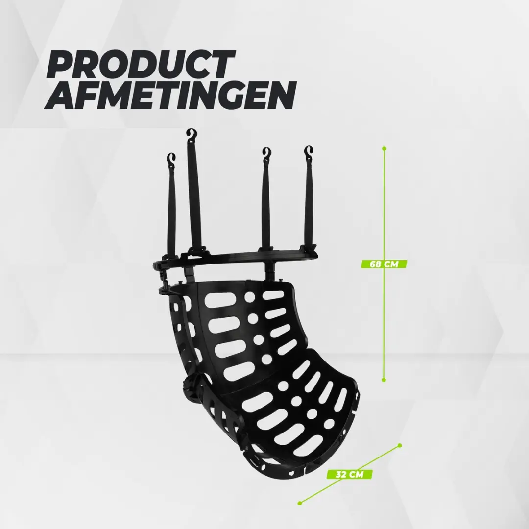 Virtufit Basketbal Return Systeem 180° - Zwart - afbeelding 6 van 6