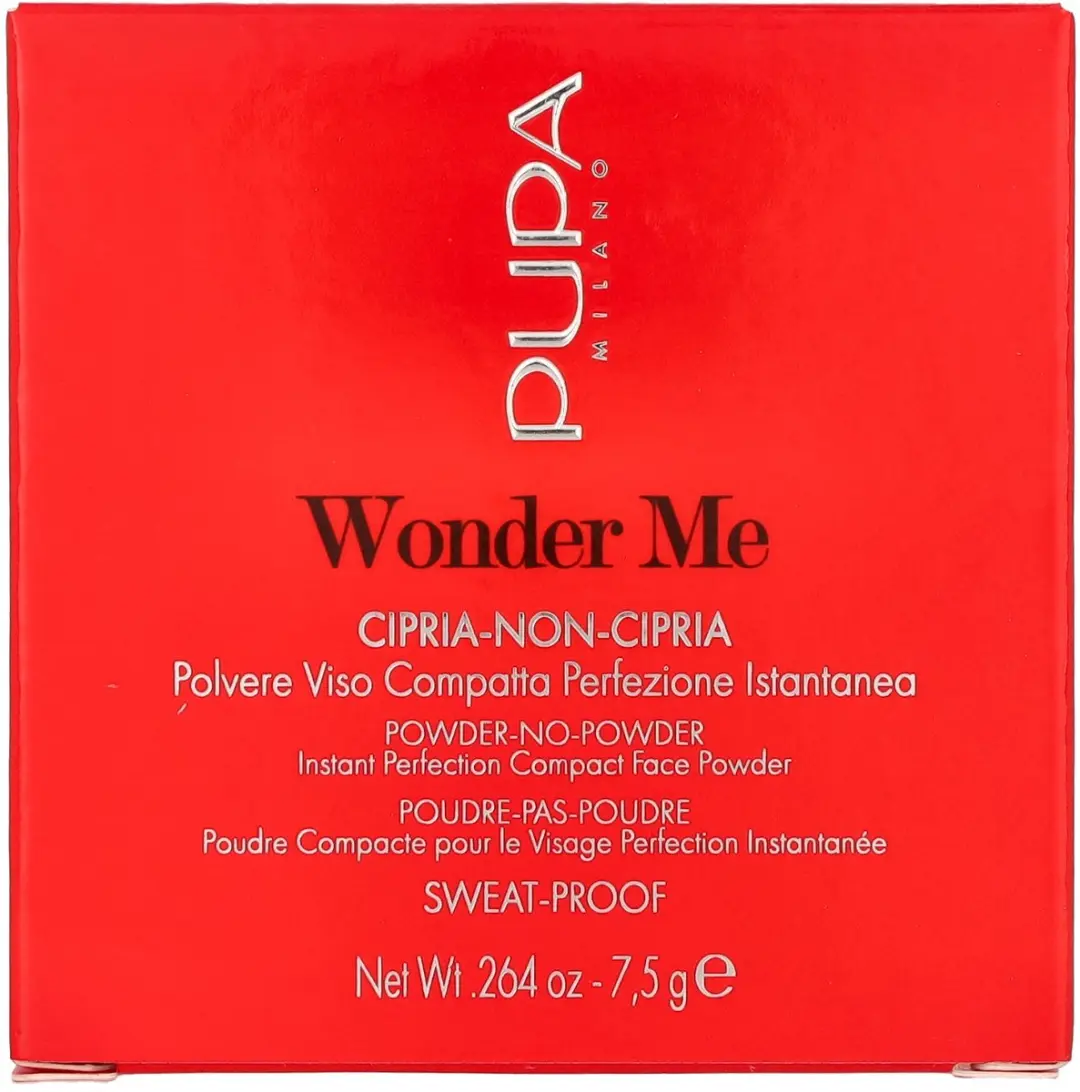 Pupa Milano Wonder Me Compact Face Powder 020 Nude - 7.5g