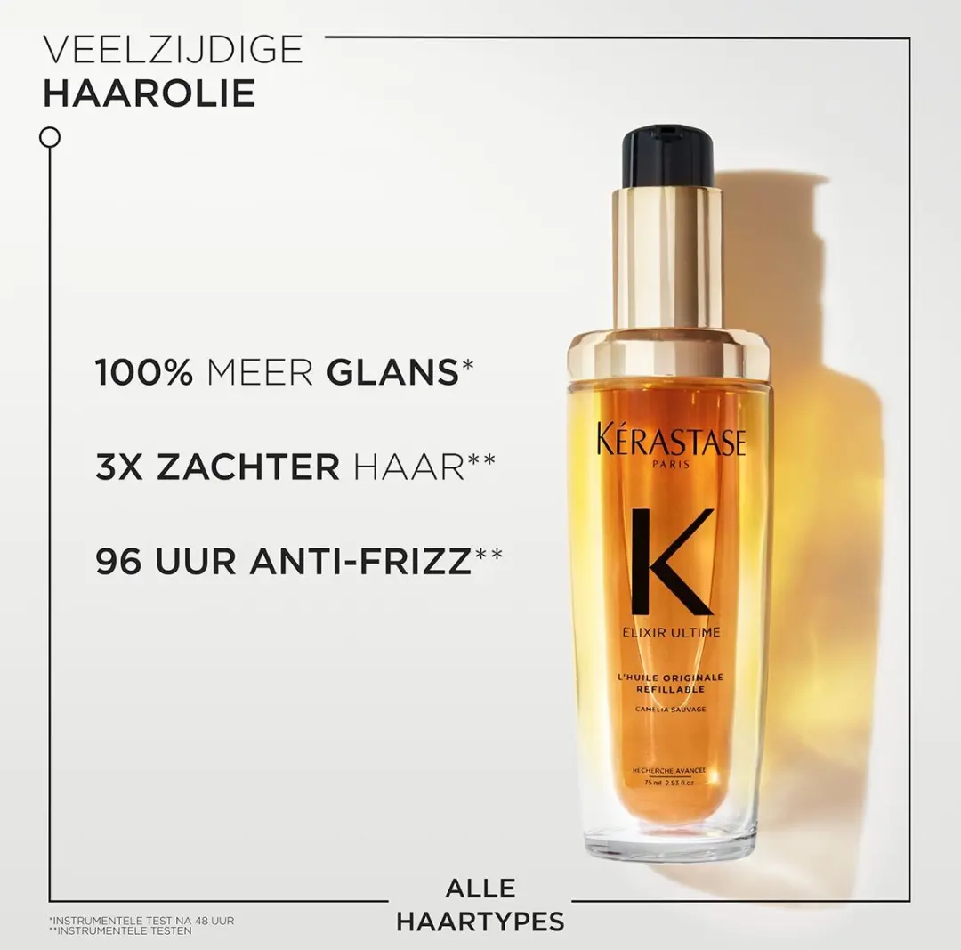 Kérastase Elixir Ultime Haarolie Navulling 75ml - Camelia & Arganolie