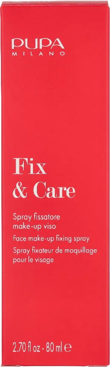 Pupa Milano Fix & Care Make Up Fixing Spray 80ml - afbeelding 6 van 6