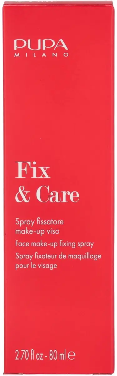 Pupa Milano Fix & Care Make Up Fixing Spray 80ml