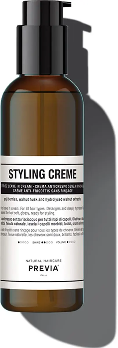 Previa Natural Haircare Crème Style & Finish 200ml