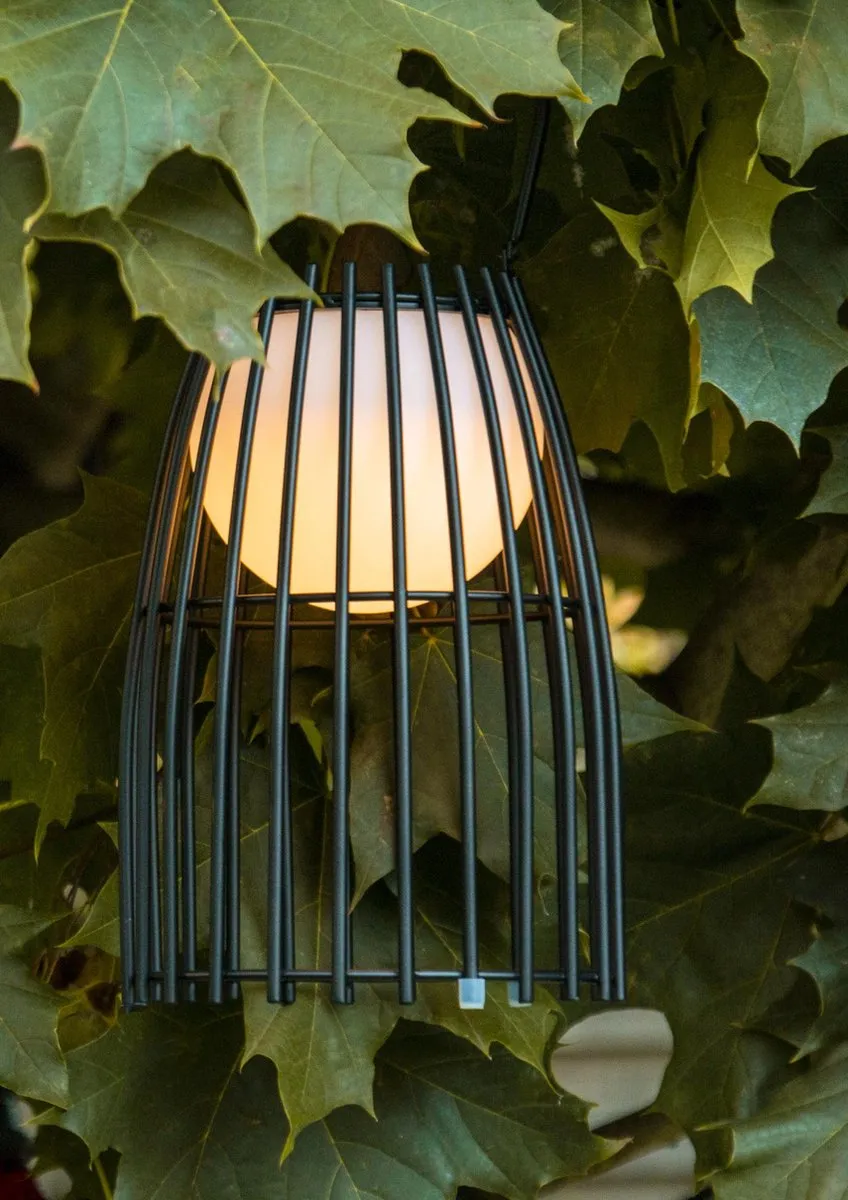 Lucide FJARA Oplaadbare Tafellamp - Ø17,5cm LED 3000K - Zwart