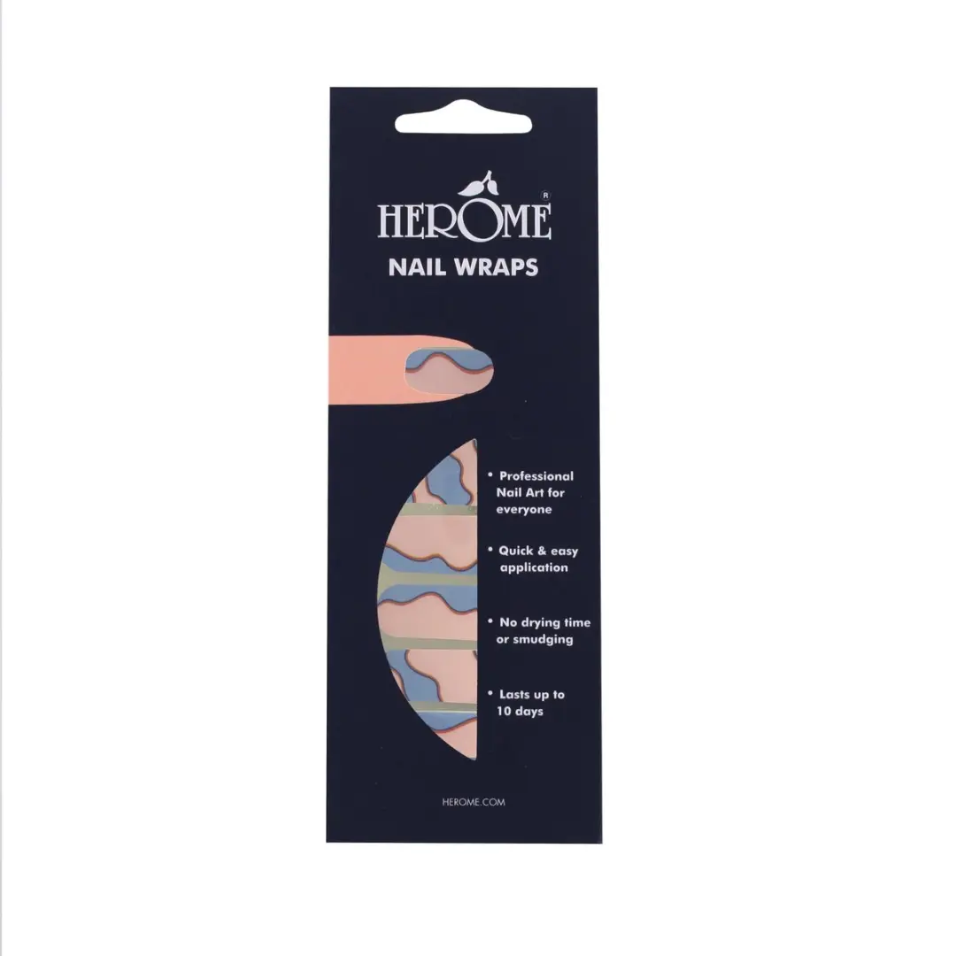 Herome Nail Wraps Pastel Waves Nagelstickers