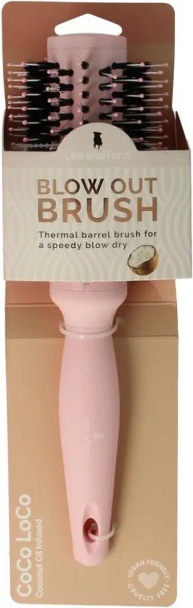 Lee Stafford Coco Loco Blow Out Brush - Roze