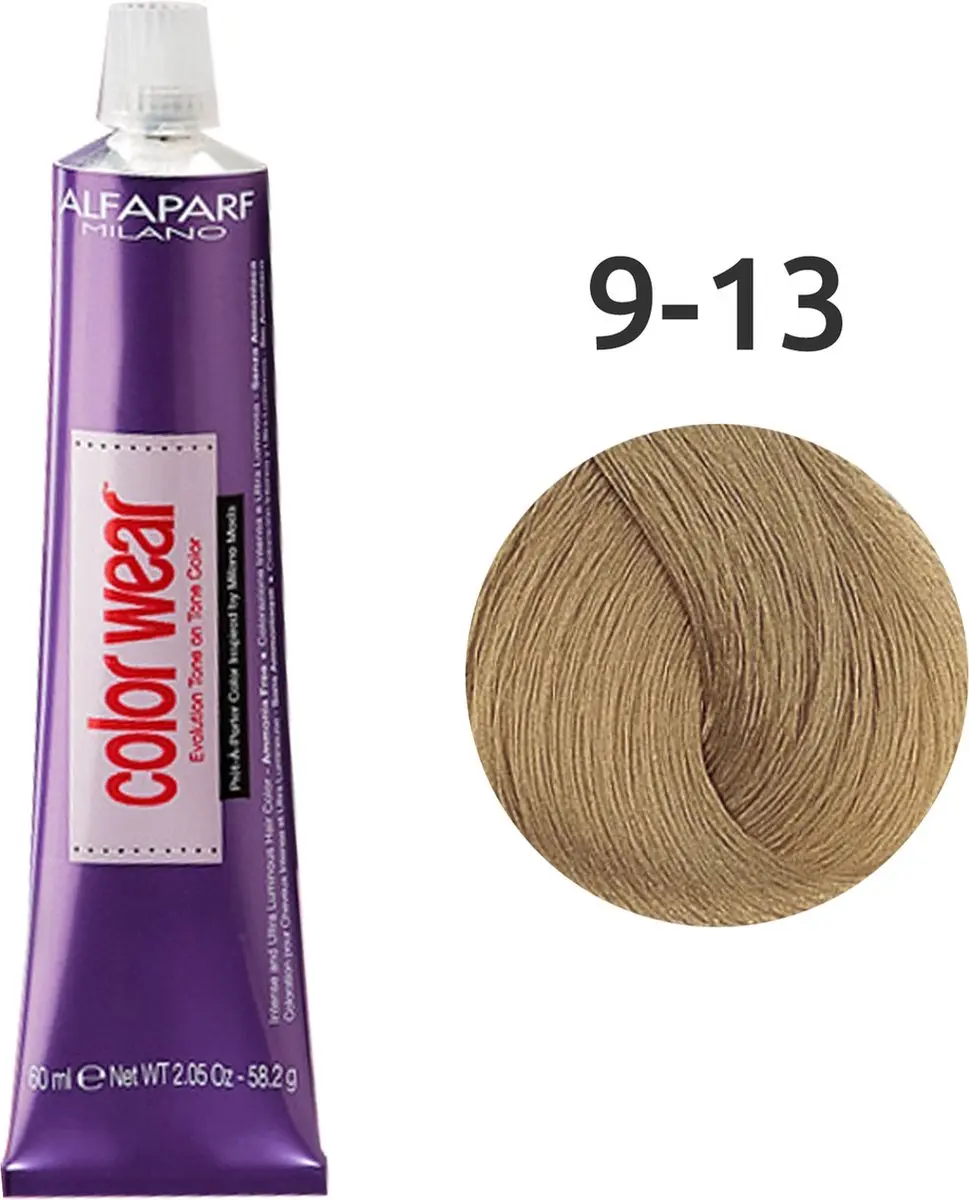 Alfaparf Milano Color Wear 9.13 60ml - Zwart