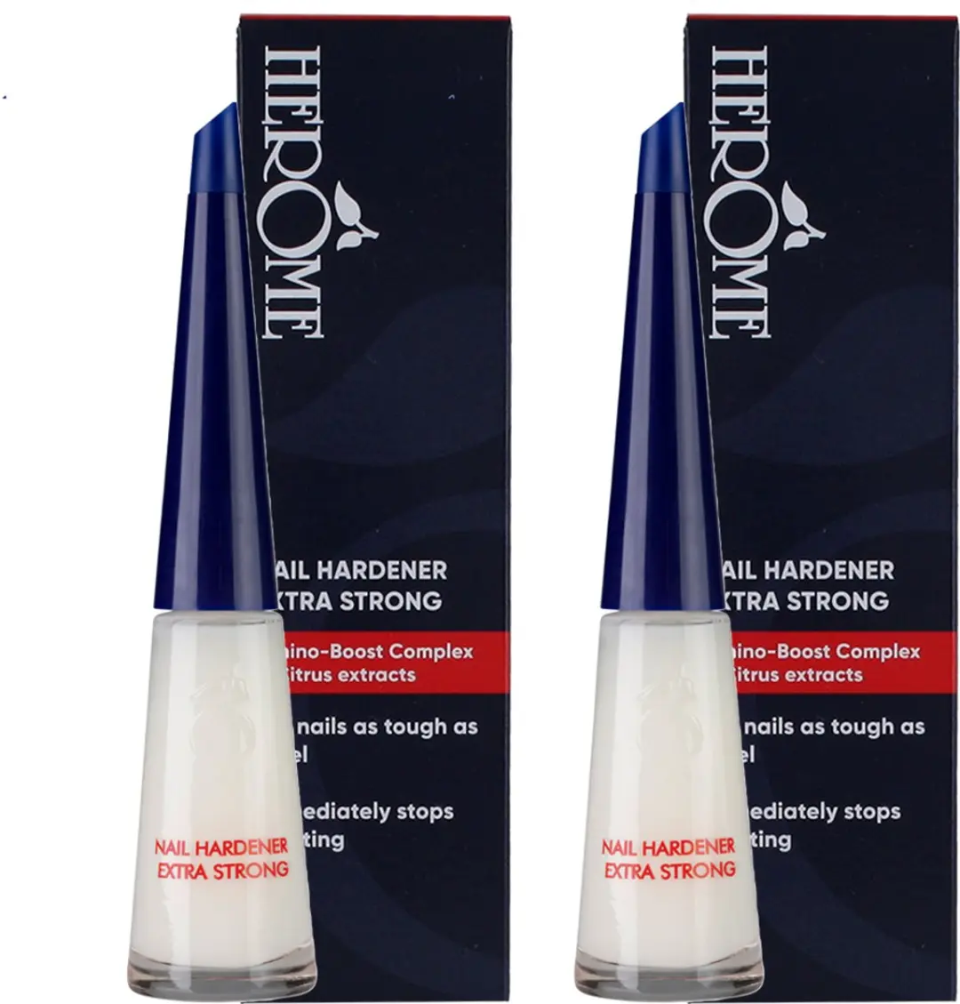 Herome Nagelverharder Extra Sterk & Base Coat 2x10ml