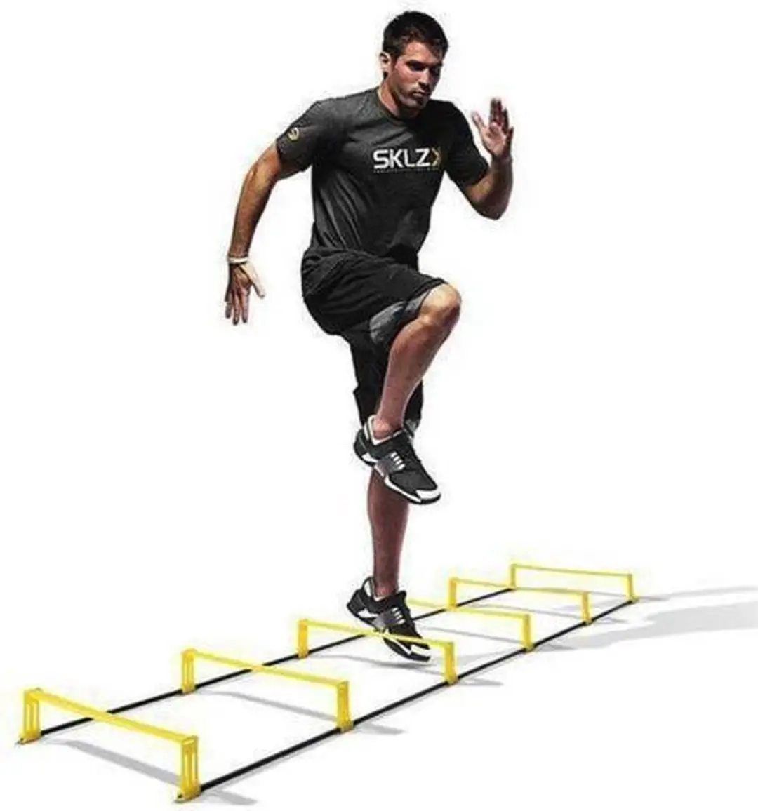 Sklz Elevation Ladder 2-in-1 - Agility Ladder & Horden - Zwart/Geel