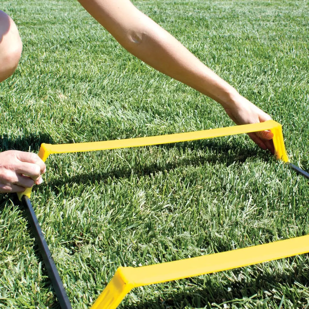 Sklz Elevation Ladder 2-in-1 - Agility Ladder & Horden - Zwart/Geel