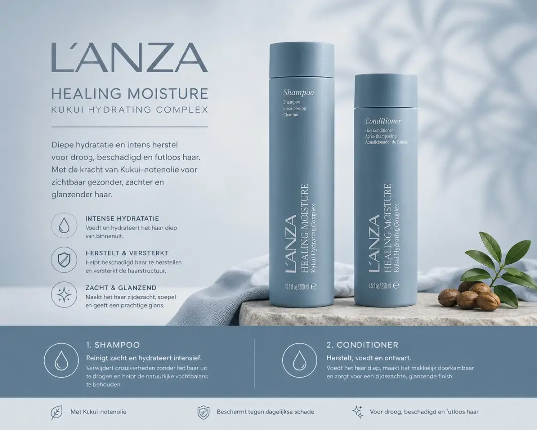 L'anza Healing Moisture Shampoo & Conditioner Duo