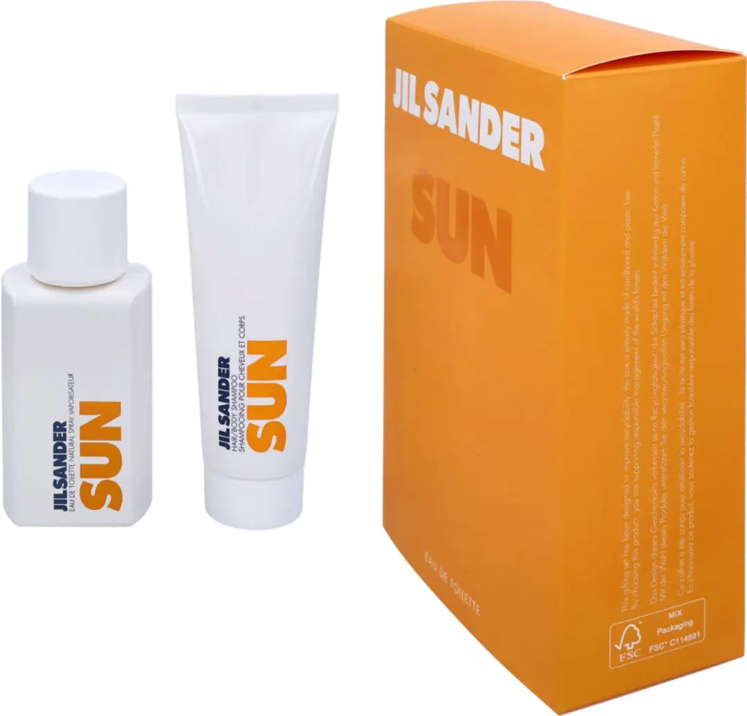Jil Sander Sun Geschenkset - 150ml Eau de Toilette & Shampoo
