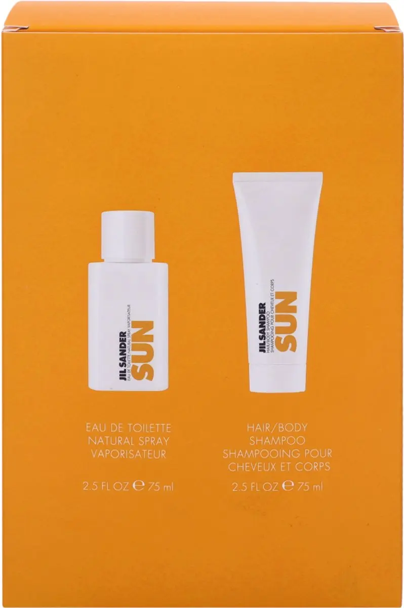 Jil Sander Sun Geschenkset - 150ml Eau de Toilette & Shampoo
