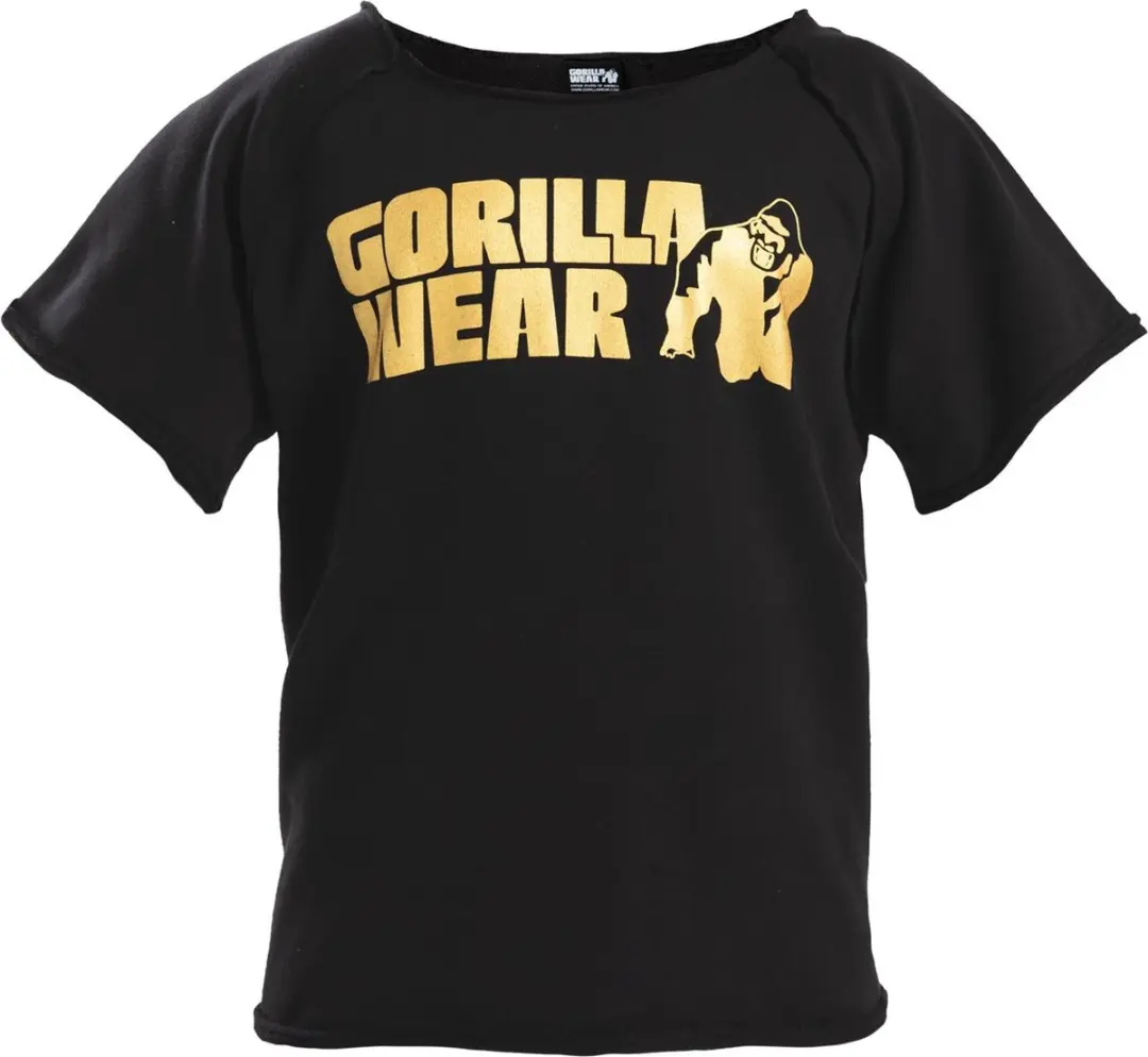 Gorilla Wear Classic Work Out Top XXL/XXXL - Zwart/Goud