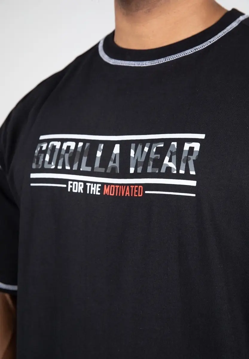 Gorilla Wear Saginaw Oversized T-shirt - Zwart S