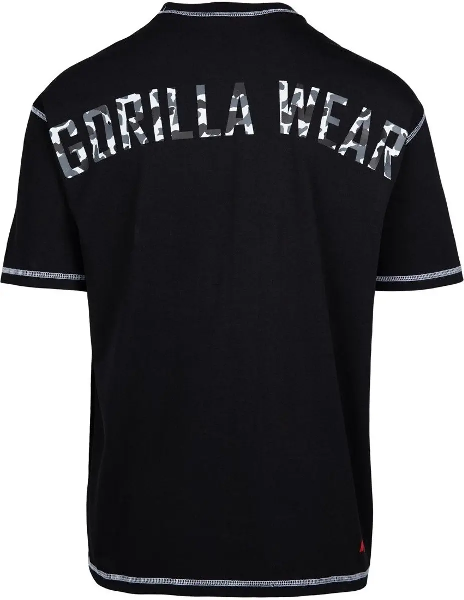Gorilla Wear Saginaw Oversized T-shirt - Zwart S