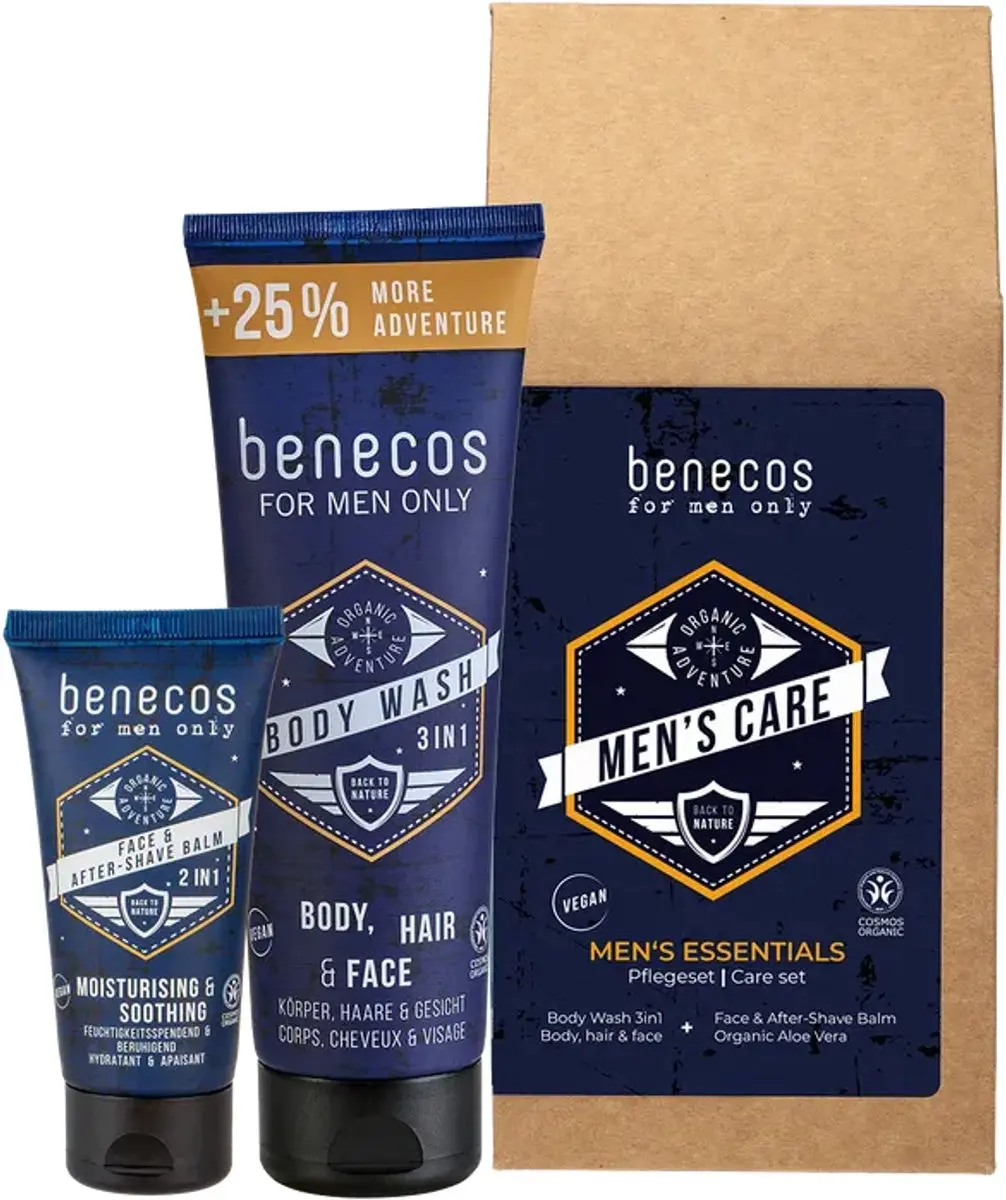 Benecos Giftset Douchegel & Aftershave 250ml