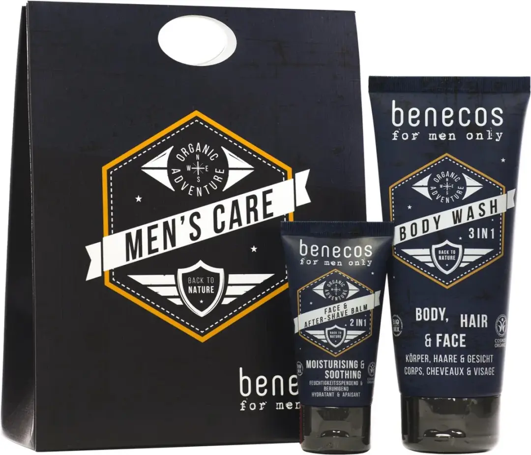 Benecos Giftset Douchegel & Aftershave 250ml