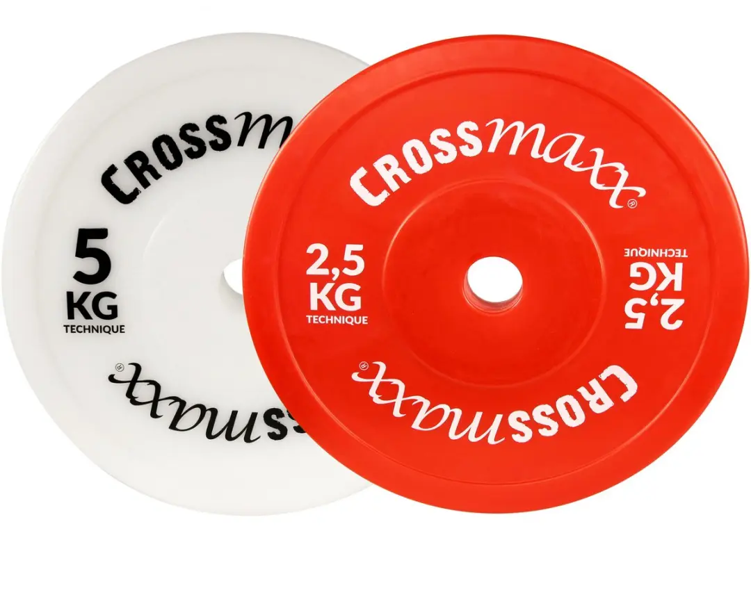 LifeMaxx Crossmaxx Hollow Technique Plate 50mm - 2,5 kg - Rood