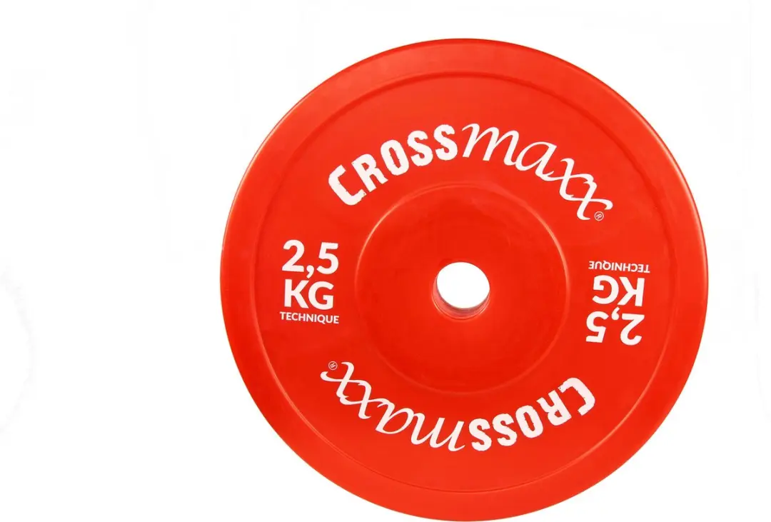 LifeMaxx Crossmaxx Hollow Technique Plate 50mm - 2,5 kg - Rood